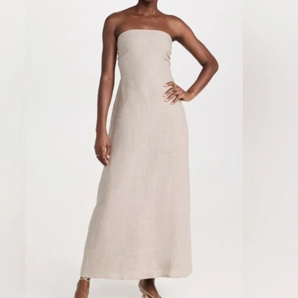 Faithfull The Brand Das Flores Maxi Dress in natural